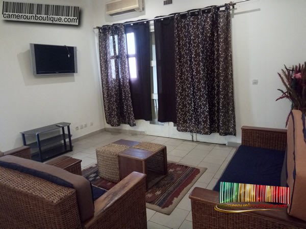 Studio Meublé F2 à Omnisport Yaoundé Salon