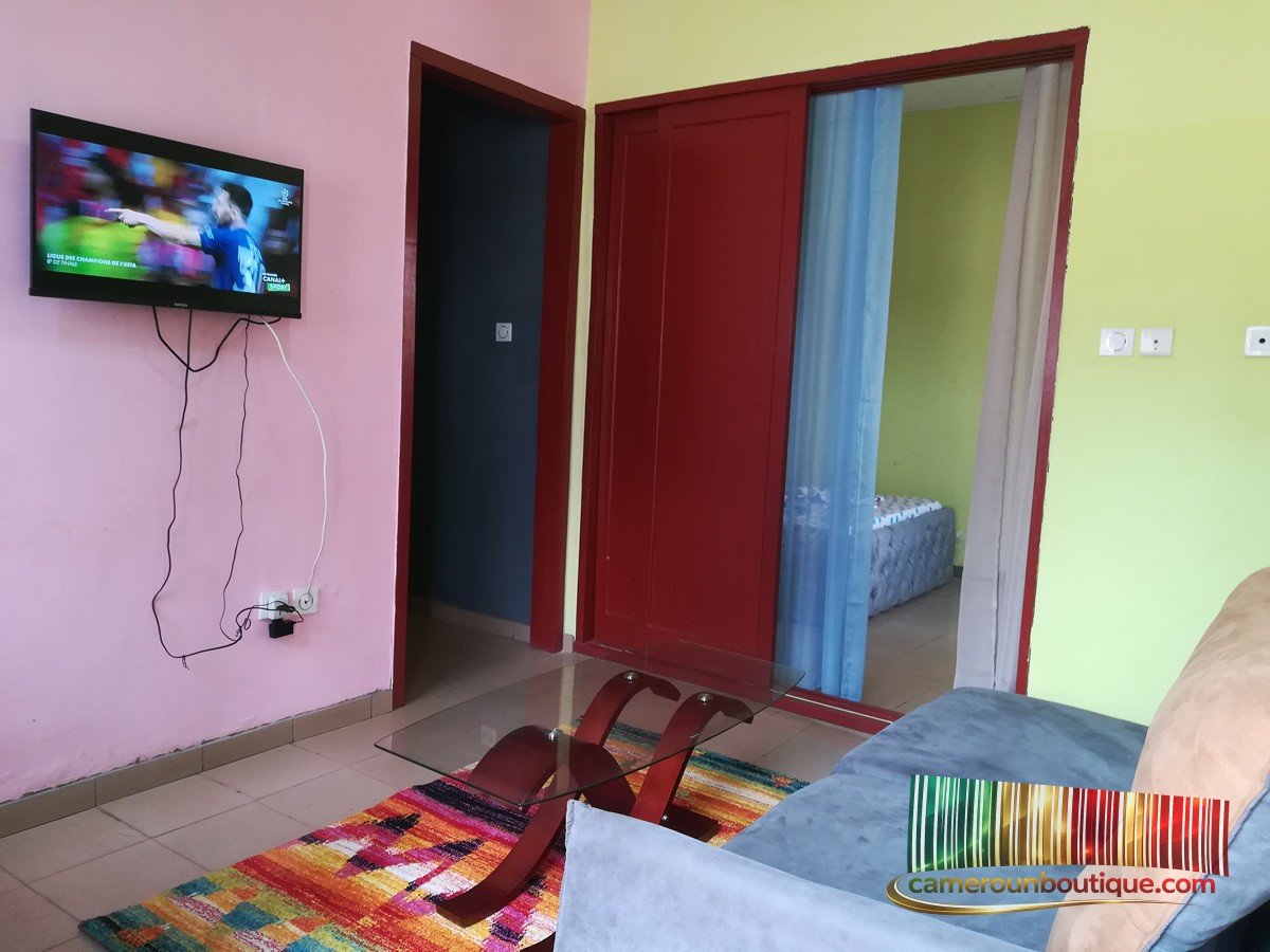 Studio meublé confortable à Mvog Ada Yaoundé avec climatisation Wifi