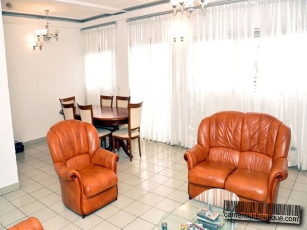 Appartement meublé 3 Chambres à louer à Douala Akwa — vue 1